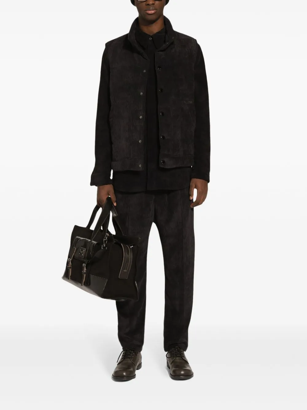 Straight Leg Corduroy Pants