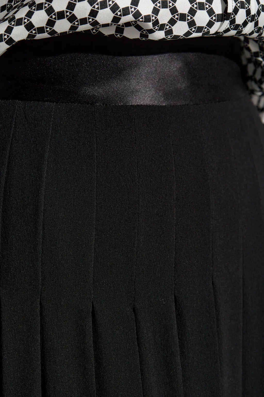 Pleated Midi Skirt