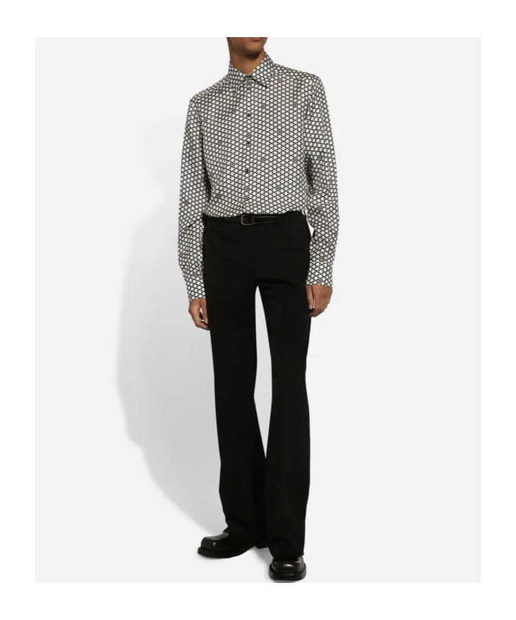 Dg Printed Martini-Fit Shirt