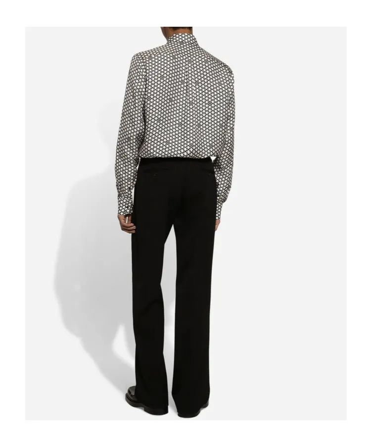 Dg Printed Martini-Fit Shirt