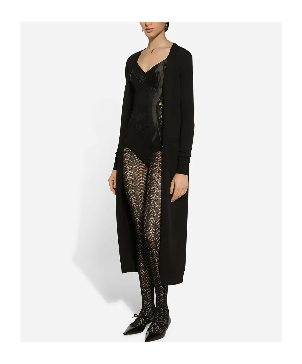 V-Neck Knitted Cardigan