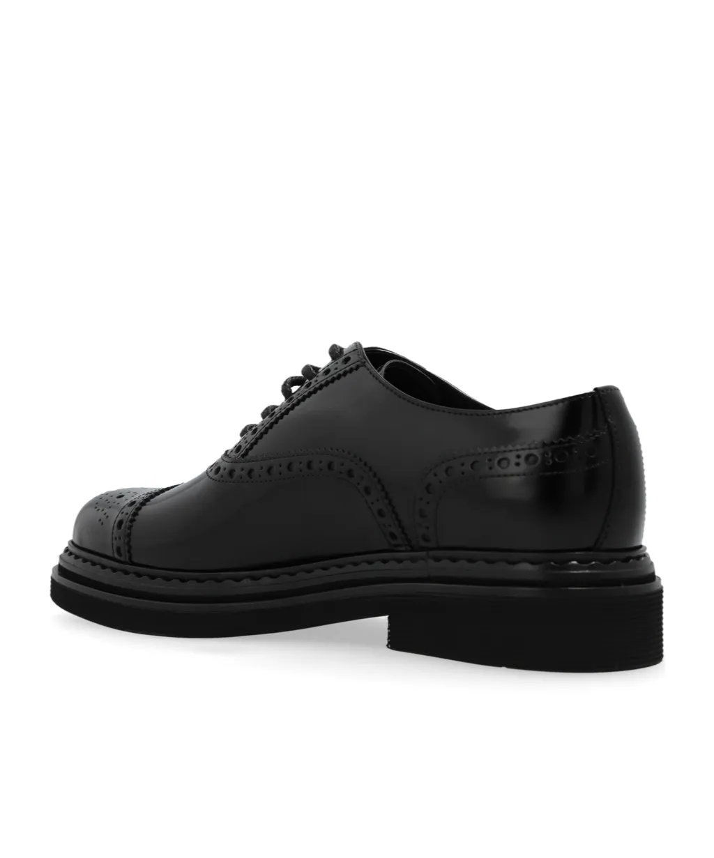 Lace-Up Platform Shoes
