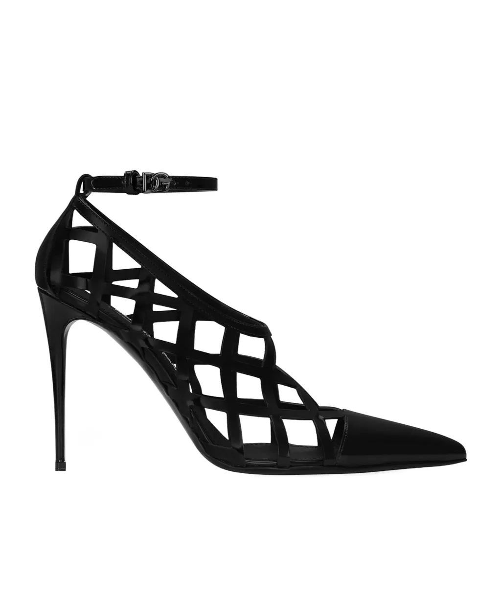Dg Logo Polished Pumps