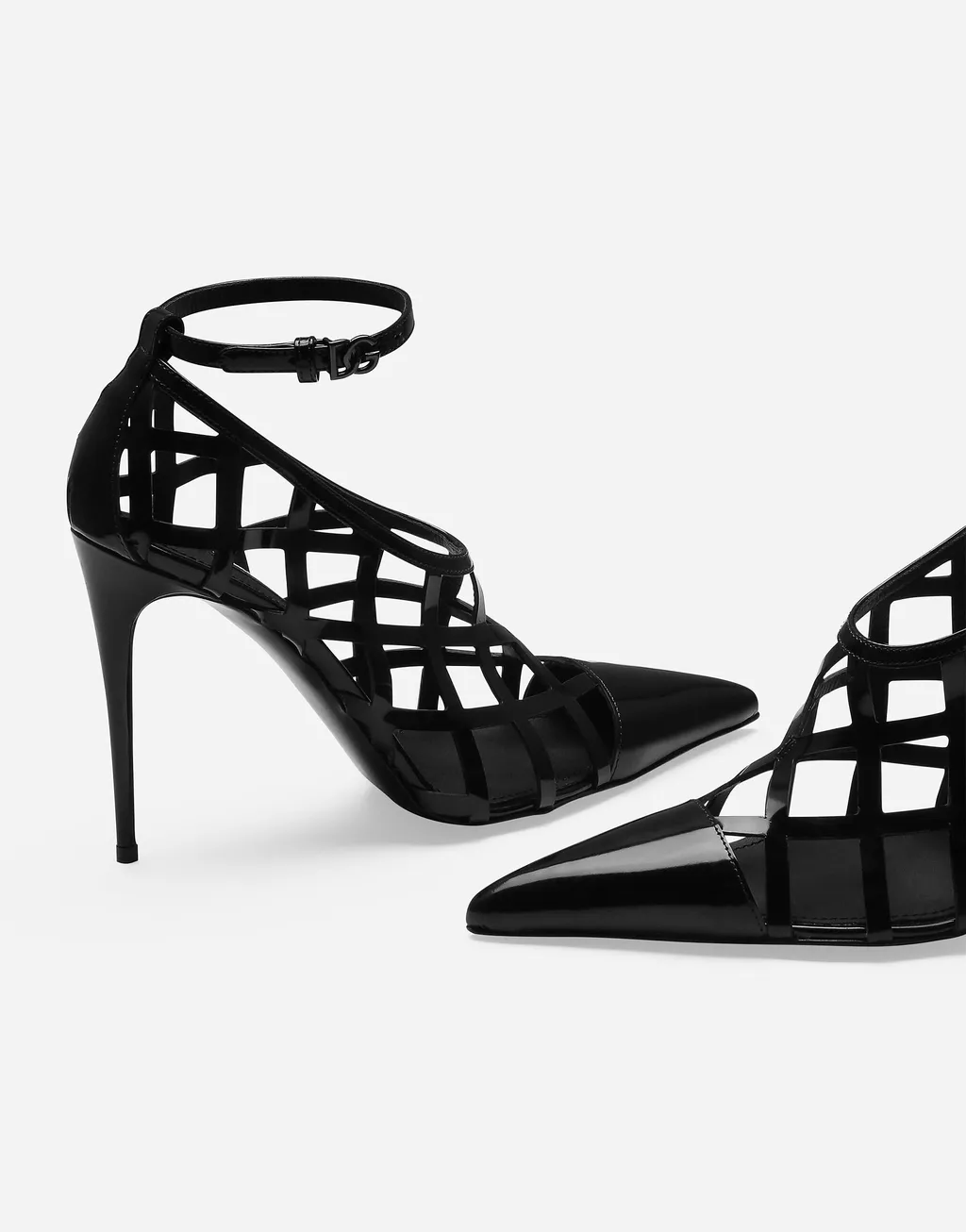 Dg Logo Polished Pumps
