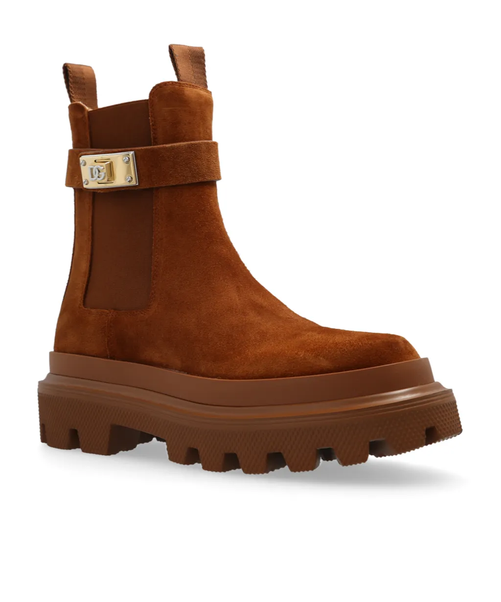 Logo Plaque Chelsea Boots