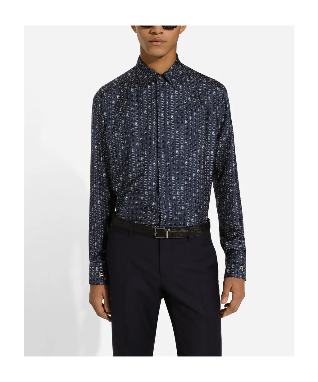 Printed Martini-Fit Shirt