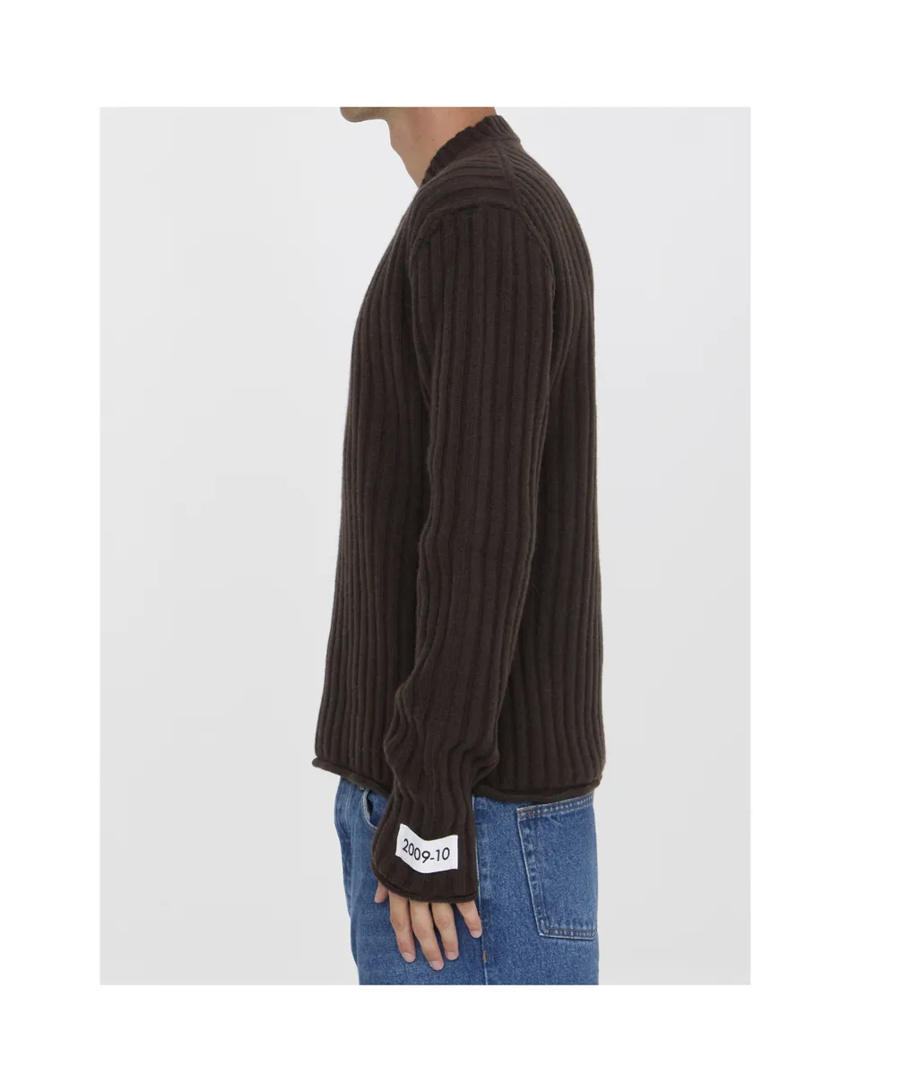 V-Neck Knitted Jumper