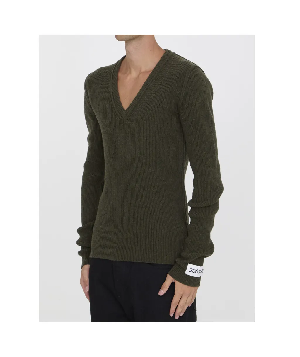 Deep V-Neck Jumper
