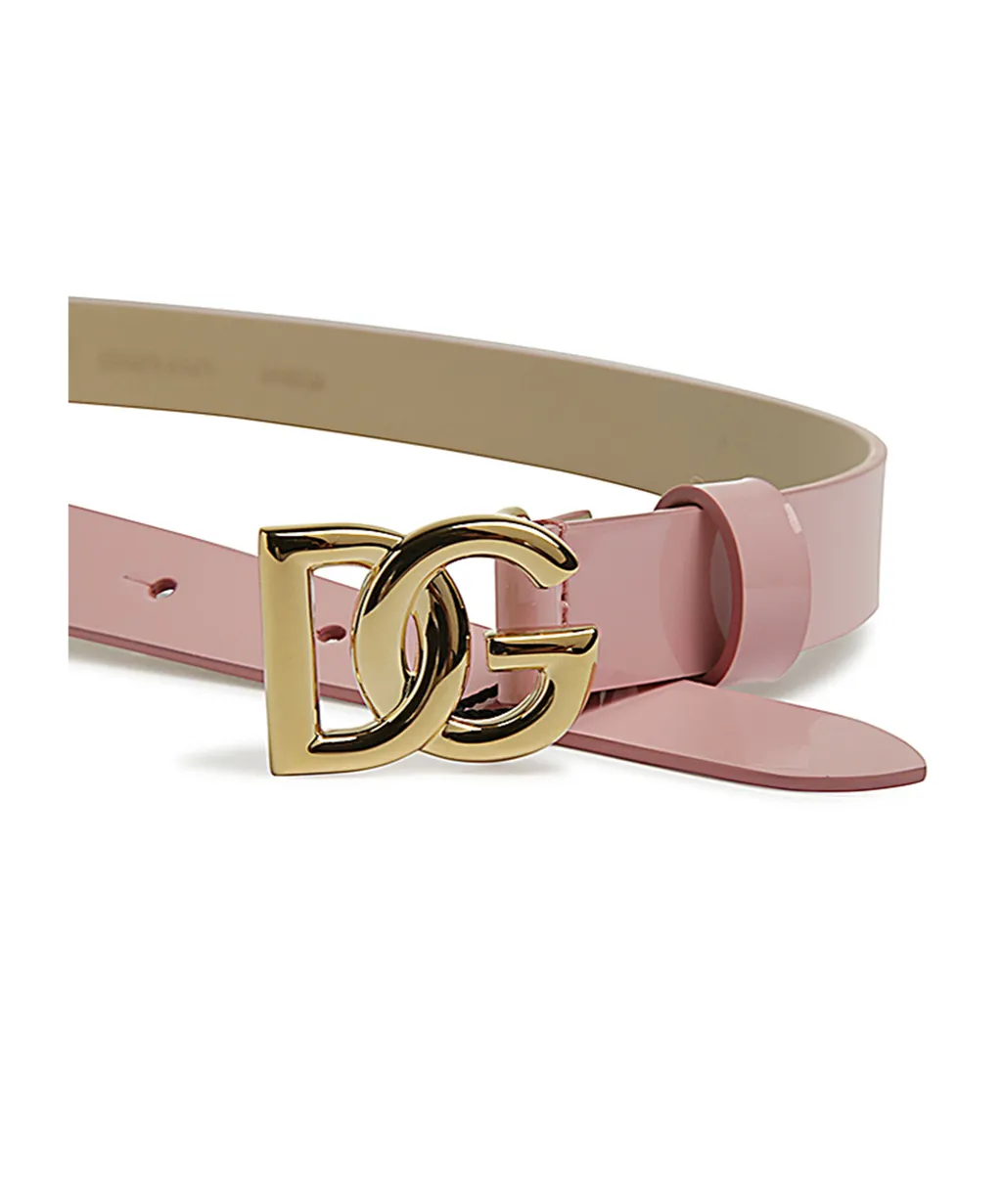Logo Plaque Buckle Belt