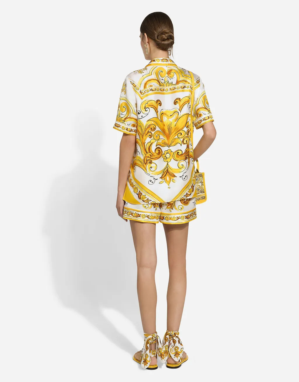 Majolica Printed Twill Shorts