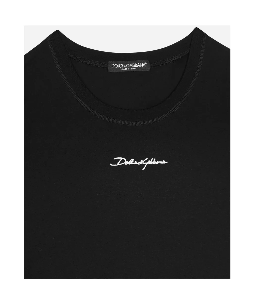 Logo Patch Crewneck T-Shirt