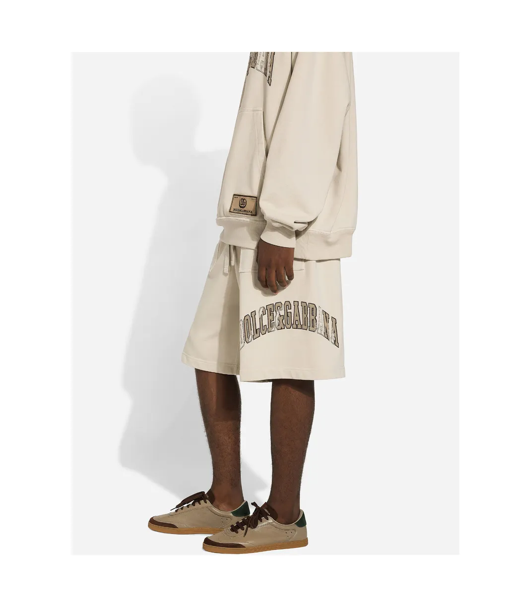 Logo Embroidered Jogging Shorts