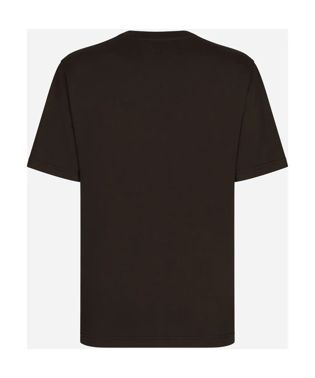 Logo Embossed Crewneck T-Shirt