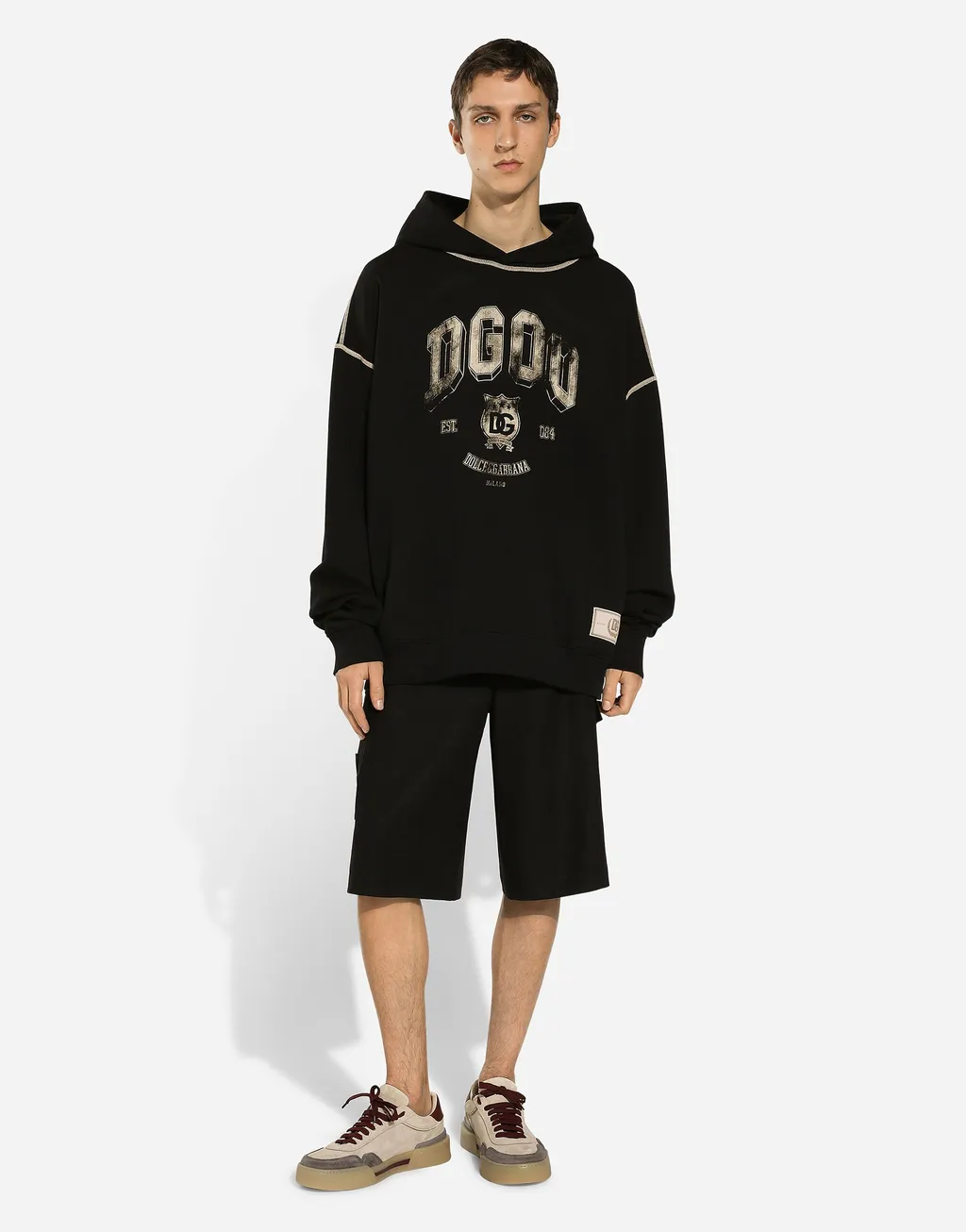 Logo Printed Oversize Hoodie