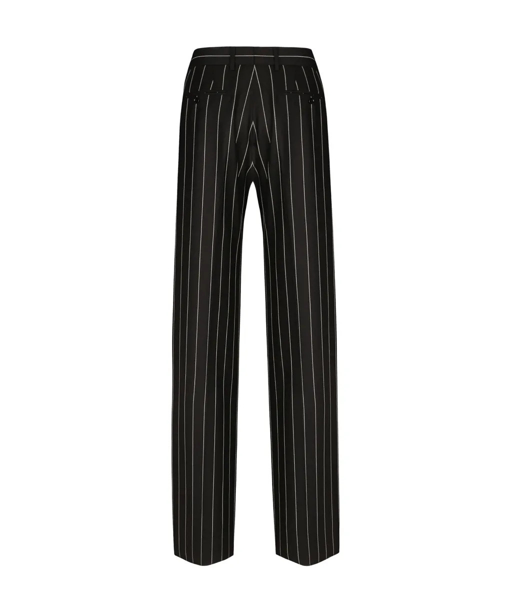 Straight-Leg Casual Pants