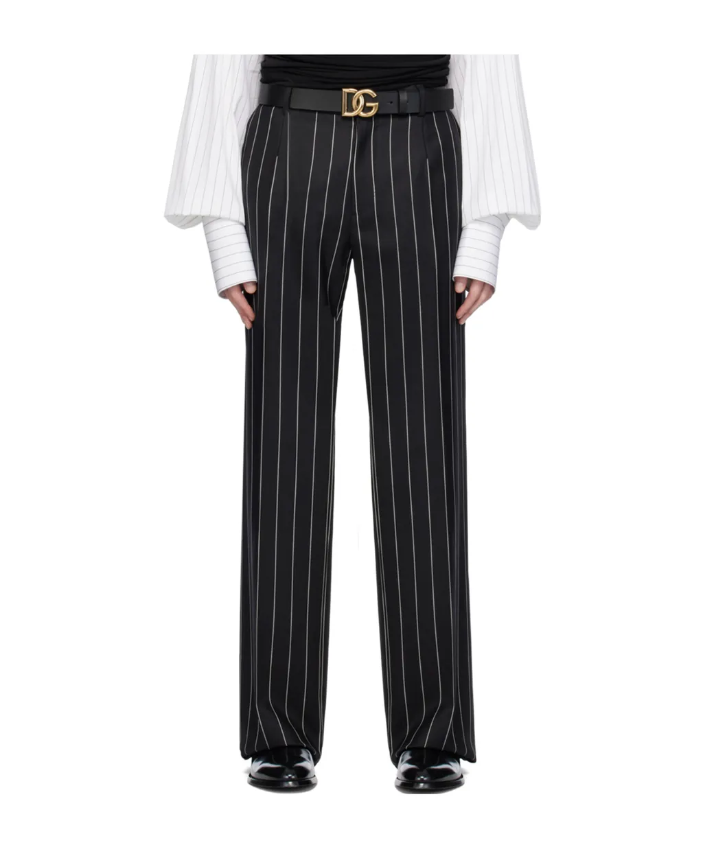 Straight-Leg Casual Pants