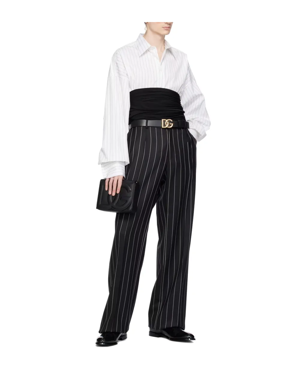 Straight-Leg Casual Pants