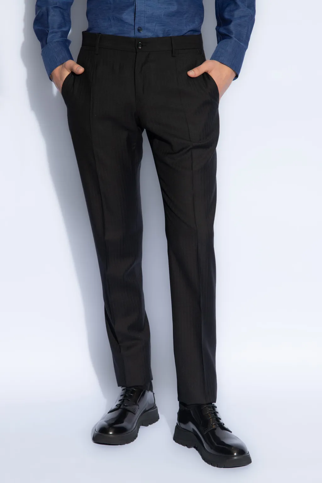 Pressed Crease Tailored Pants