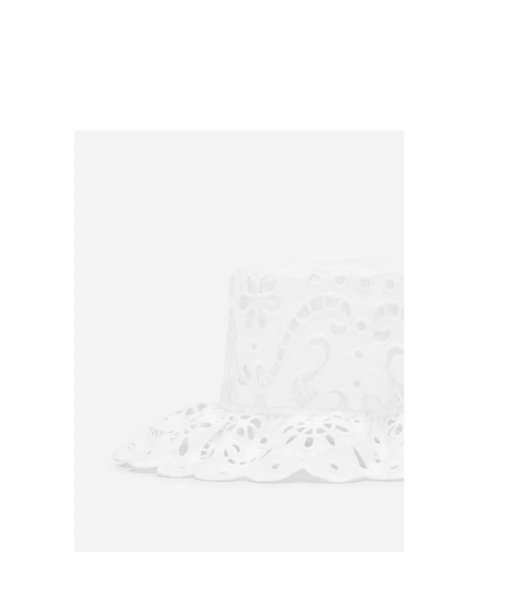 Floral-Inlay Hat