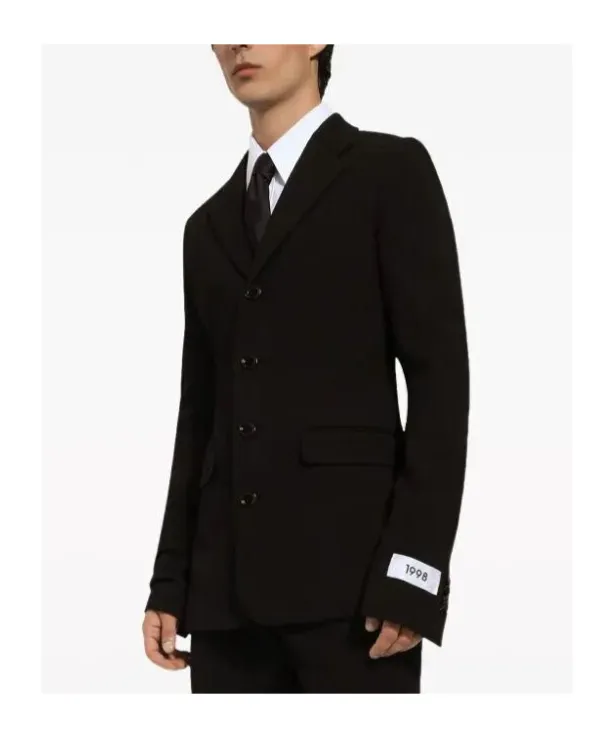 Single-Breasted Straight Hem Blazer