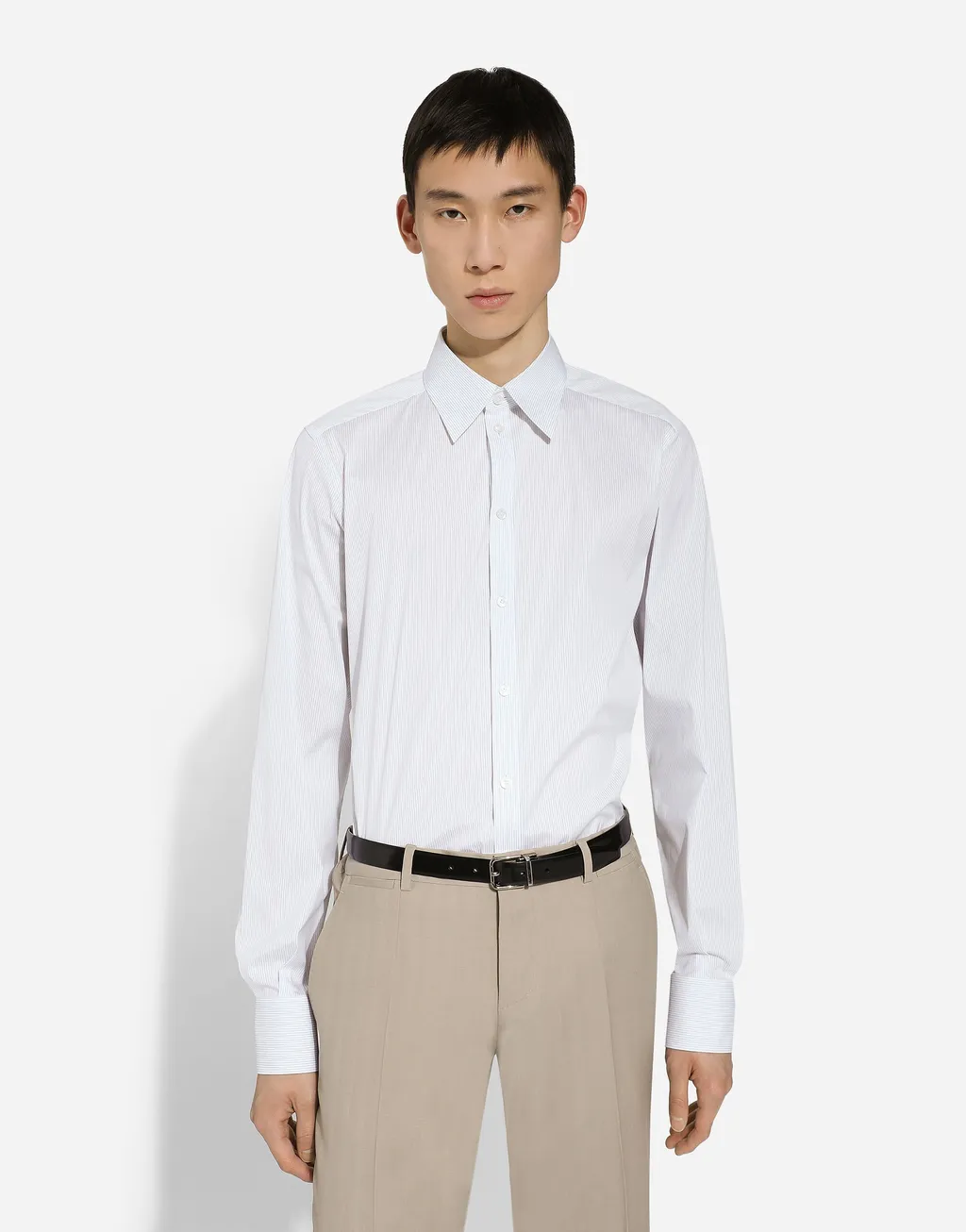 Striped Poplin Shirt