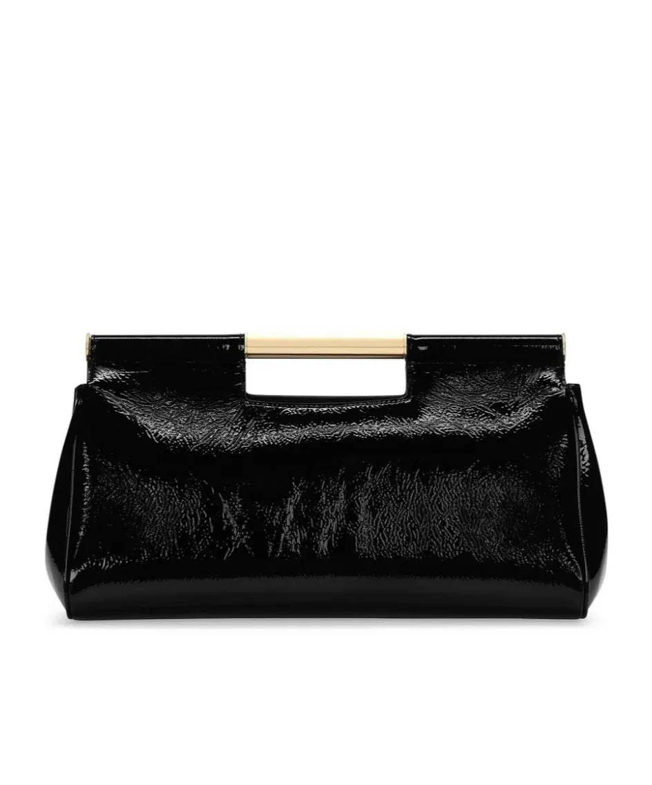 Logo Plaque Clutch Bag