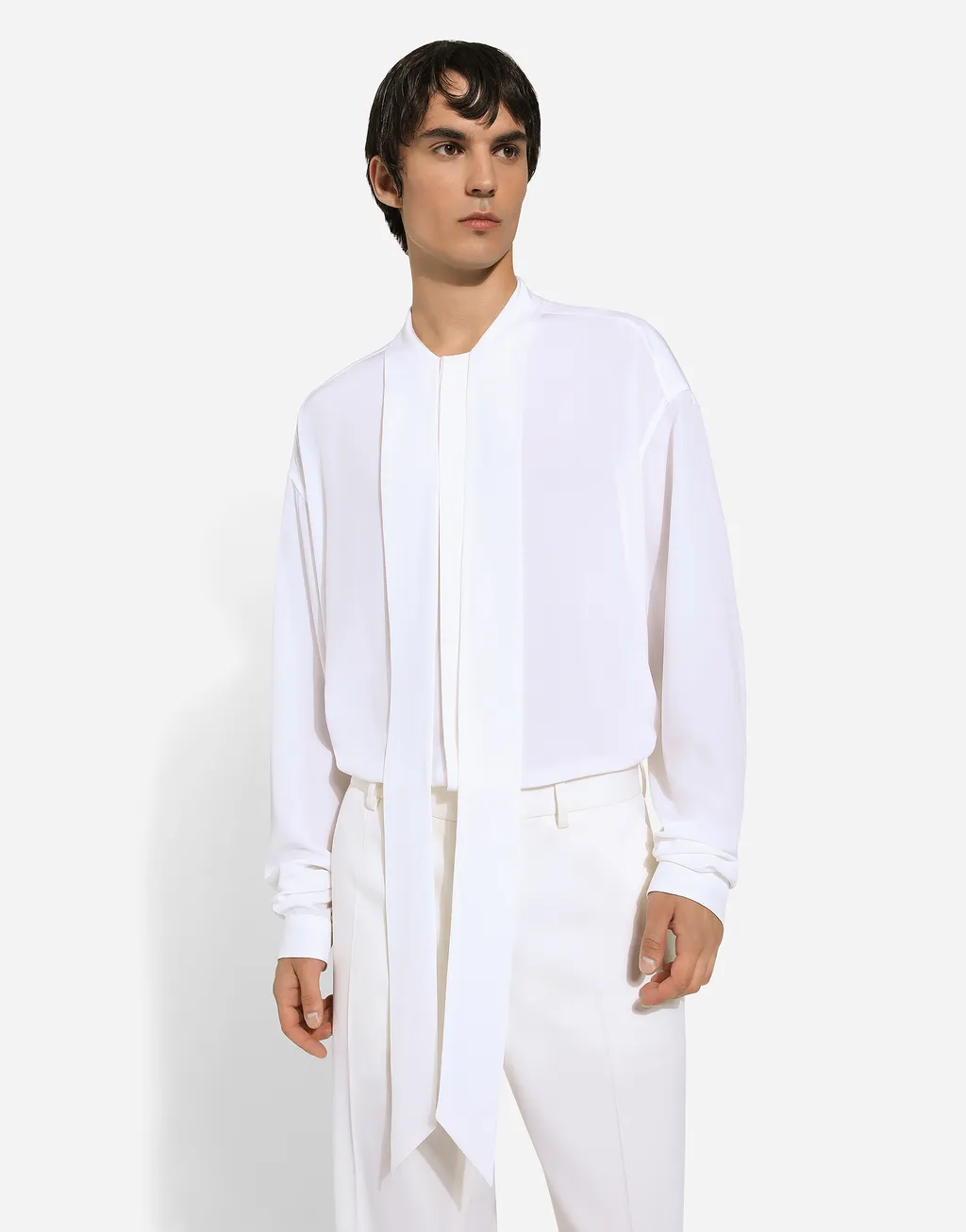 Scarf Detailed Shirt