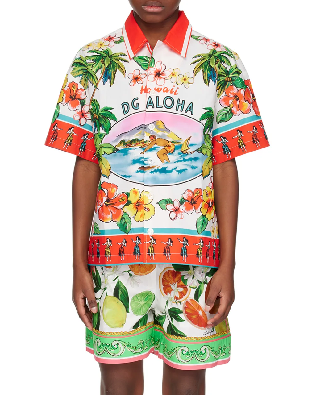 Graphic-Print Cotton Shirt