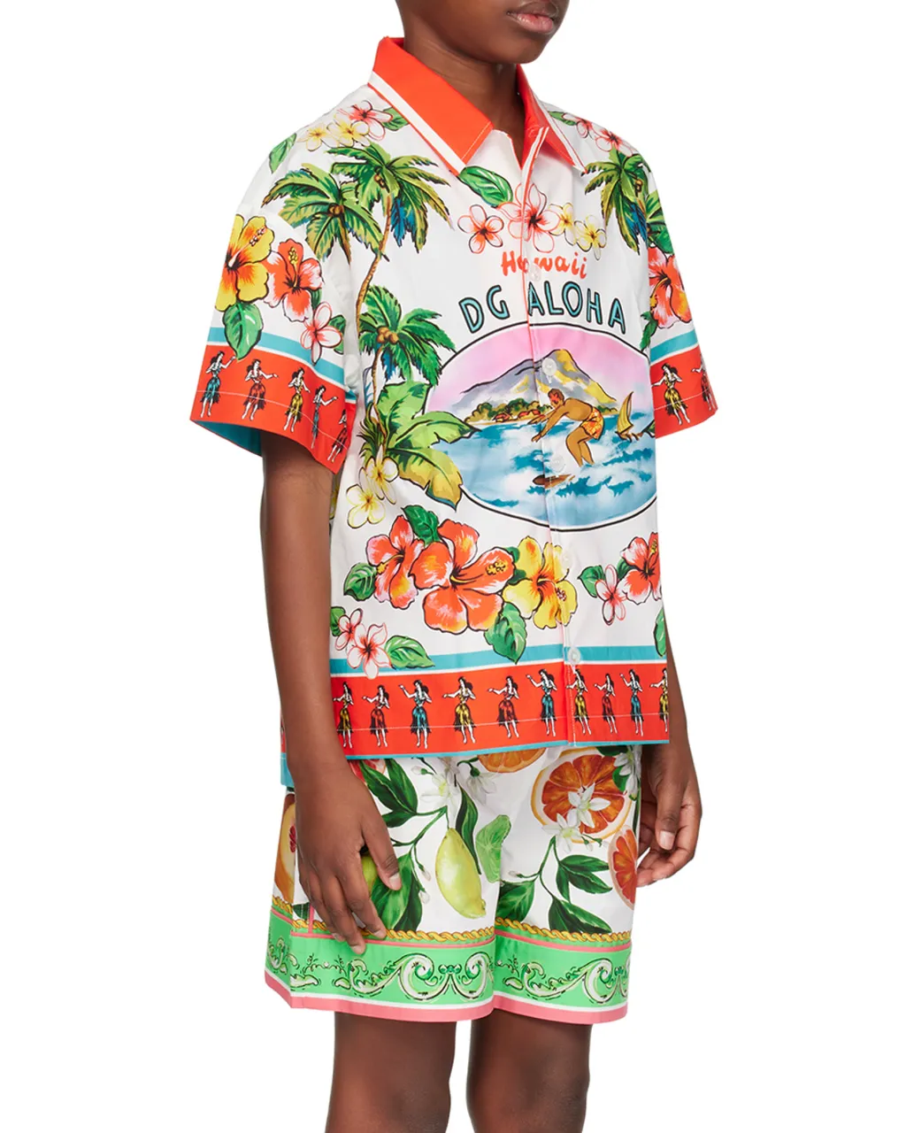 Graphic-Print Cotton Shirt
