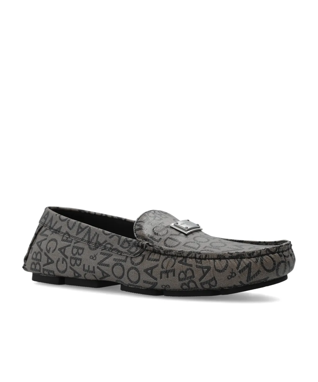 Logo Plaque Loafers