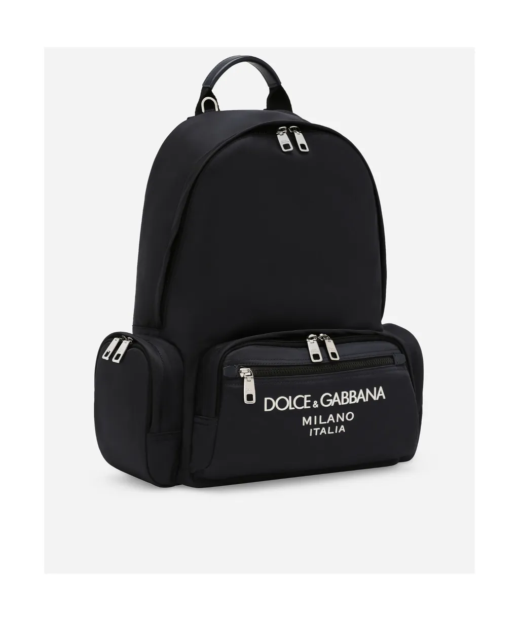Logo Detailed Zipped Backpack