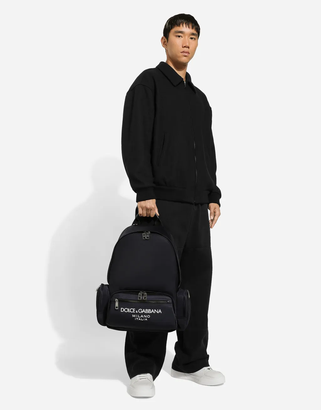 Logo Detailed Zipped Backpack