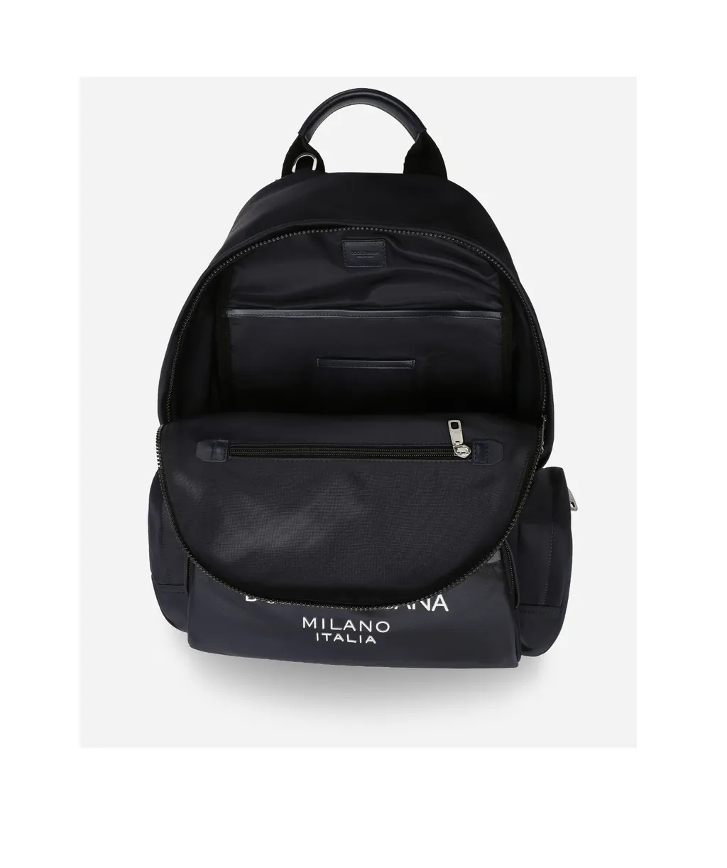Logo Detailed Zipped Backpack