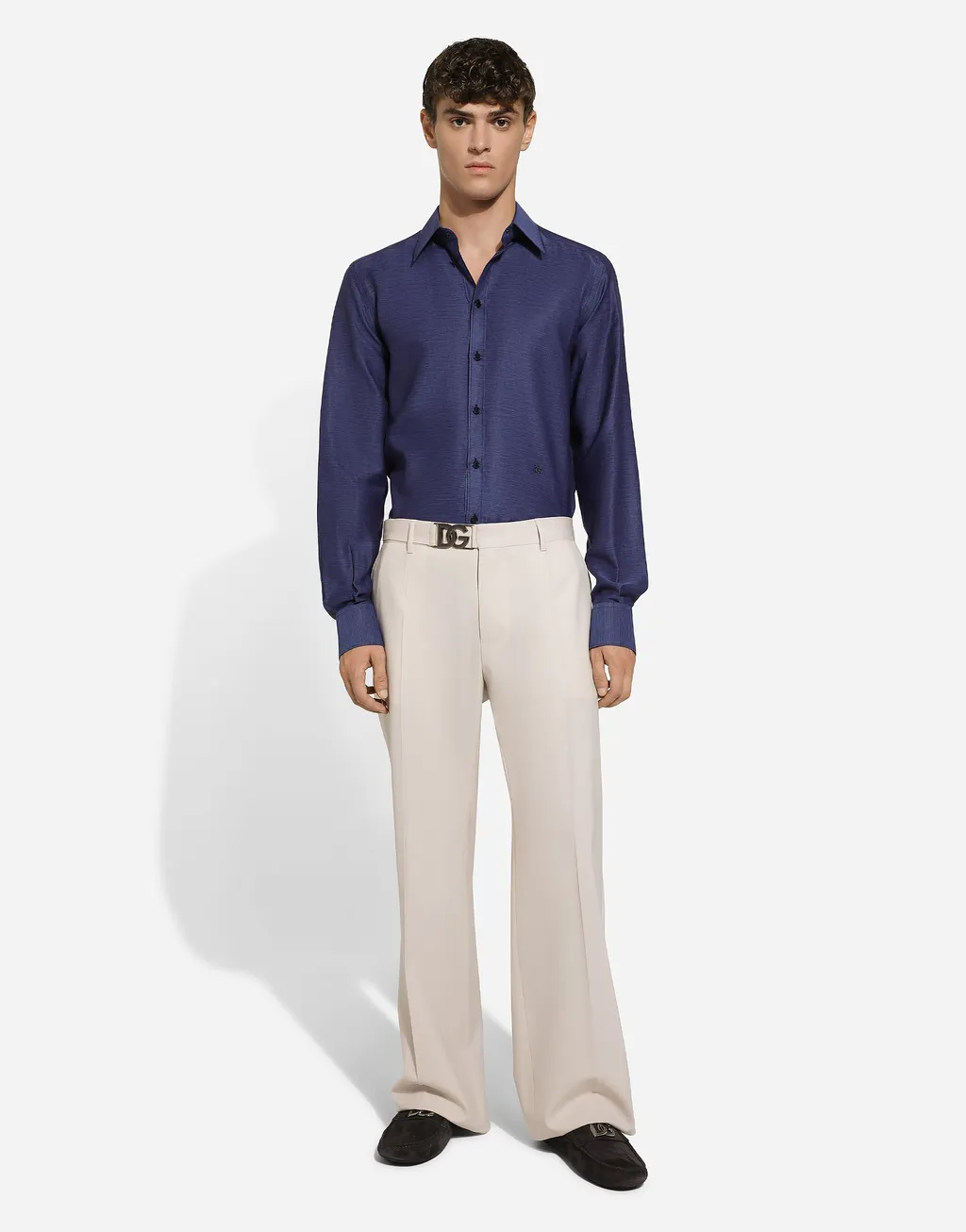 Logo Embroidered Buttoned Shirt