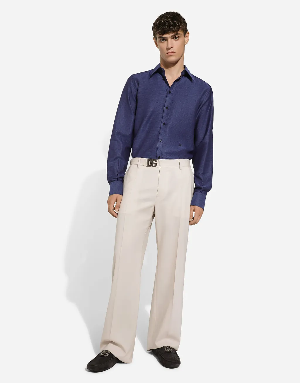 Logo Embroidered Buttoned Shirt