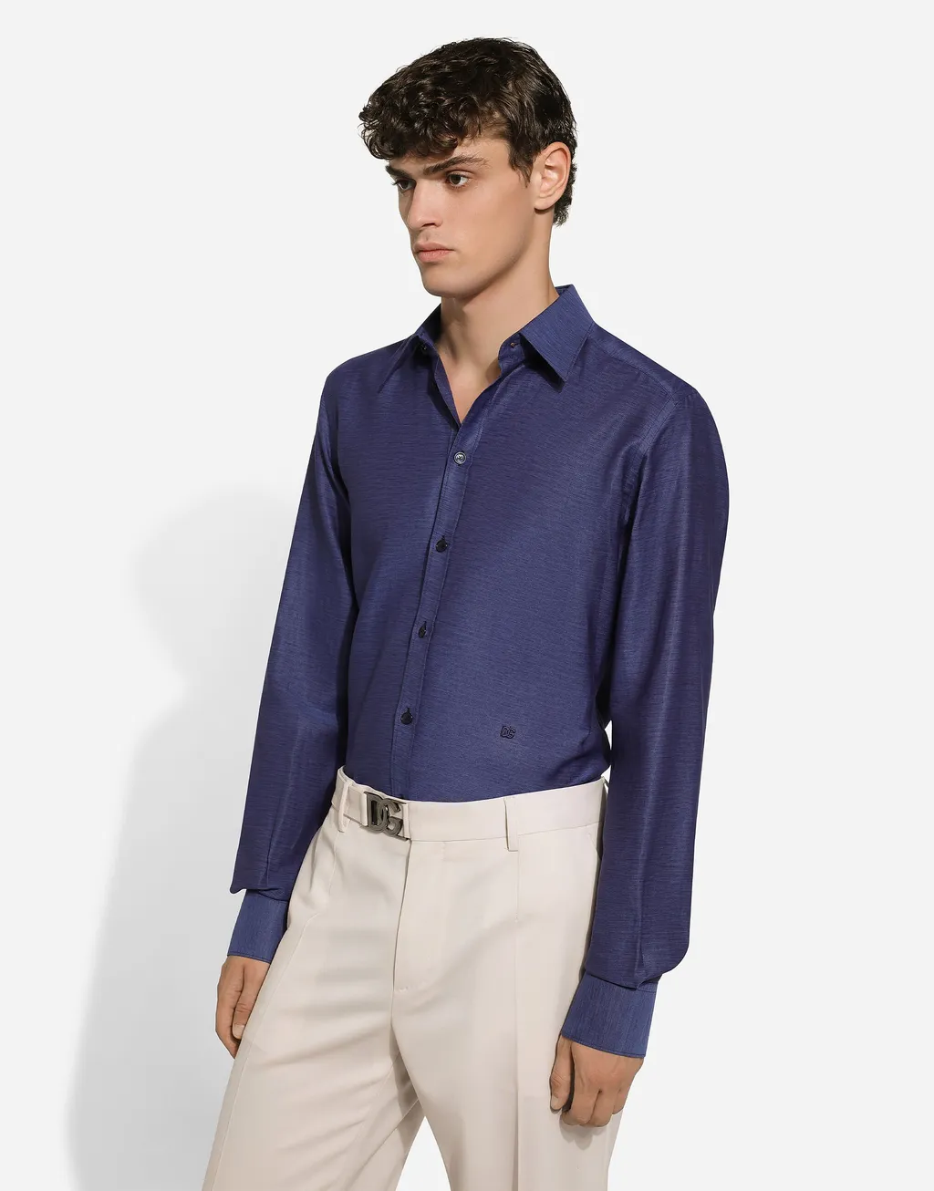 Logo Embroidered Buttoned Shirt