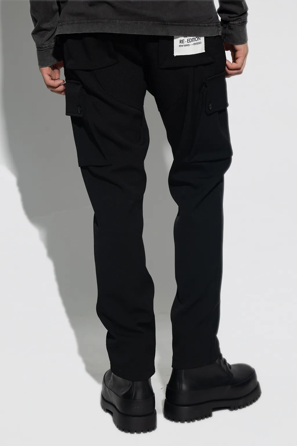 Logo-Patch Tapered Leg Cargo Trousers