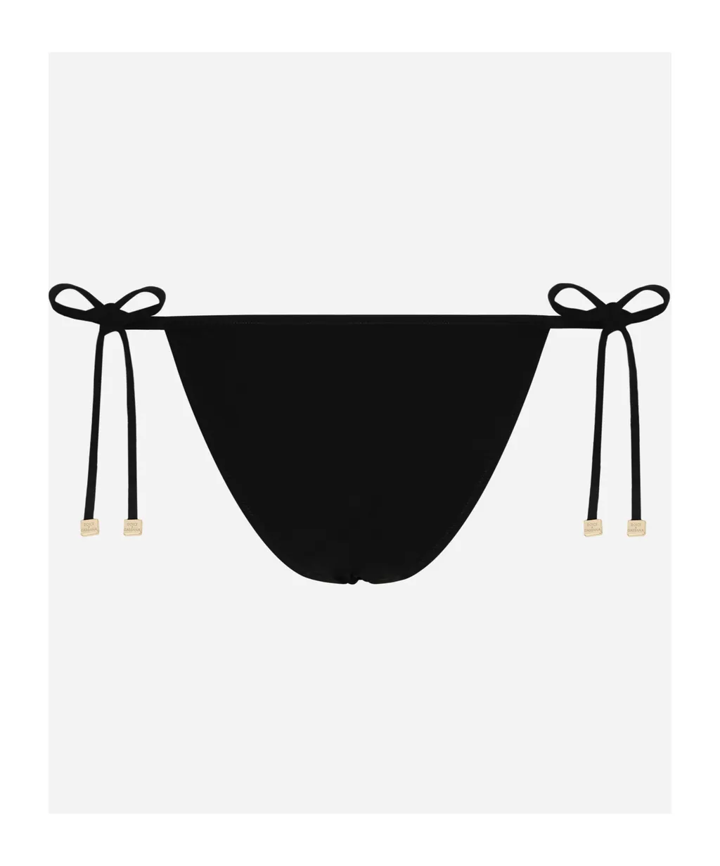 Logo Plaque Side-Tie Bikini Bottom