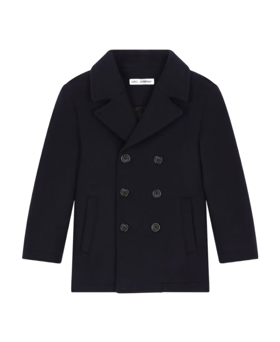 Double-Breasted Long Sleeved Coat