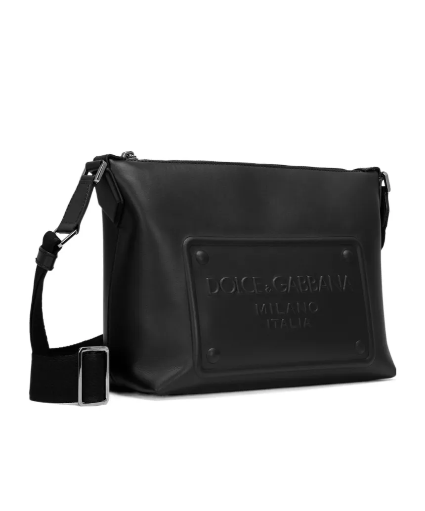 Logo Embossed Small Shoulder Bag