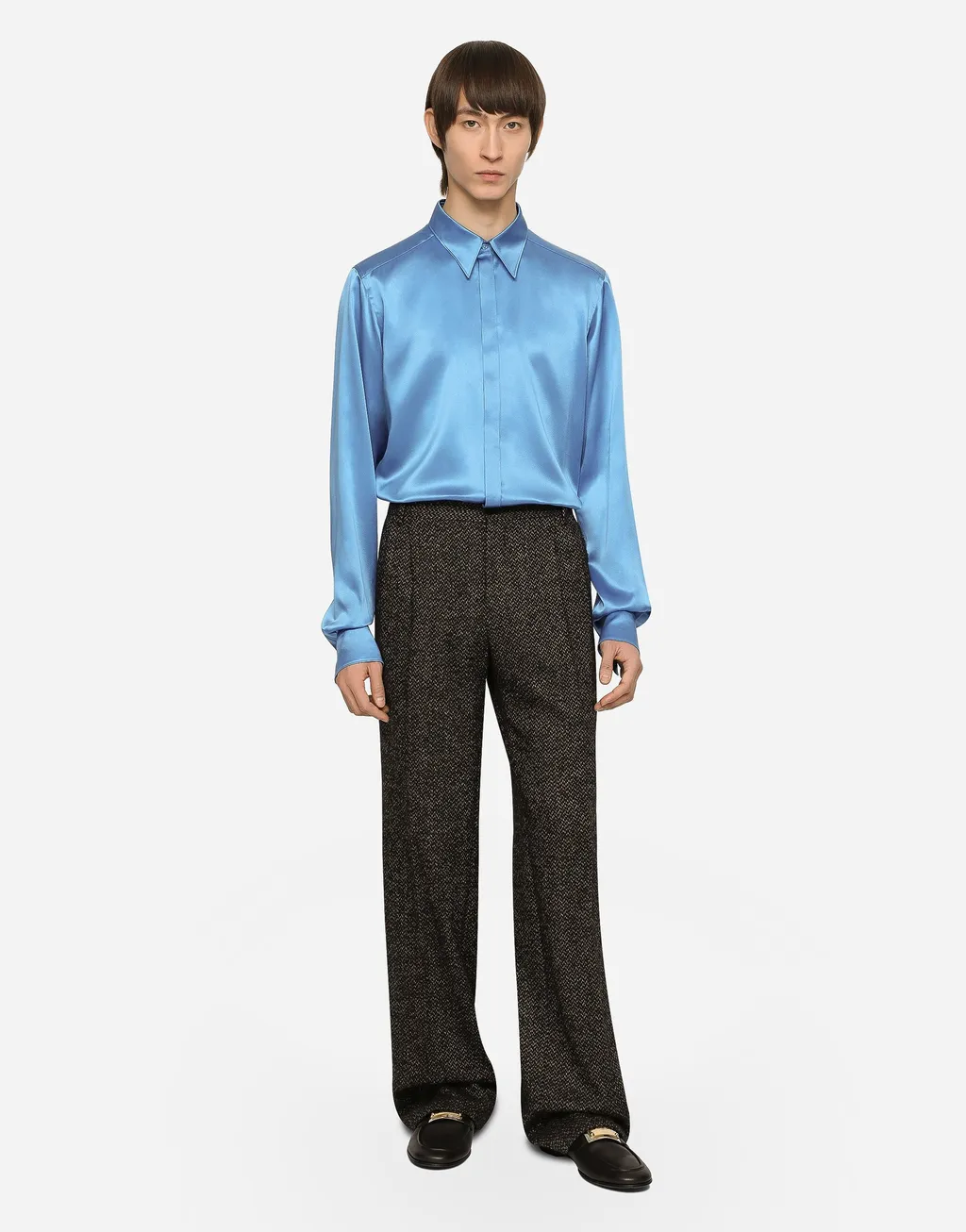 Stretch Straight Pants