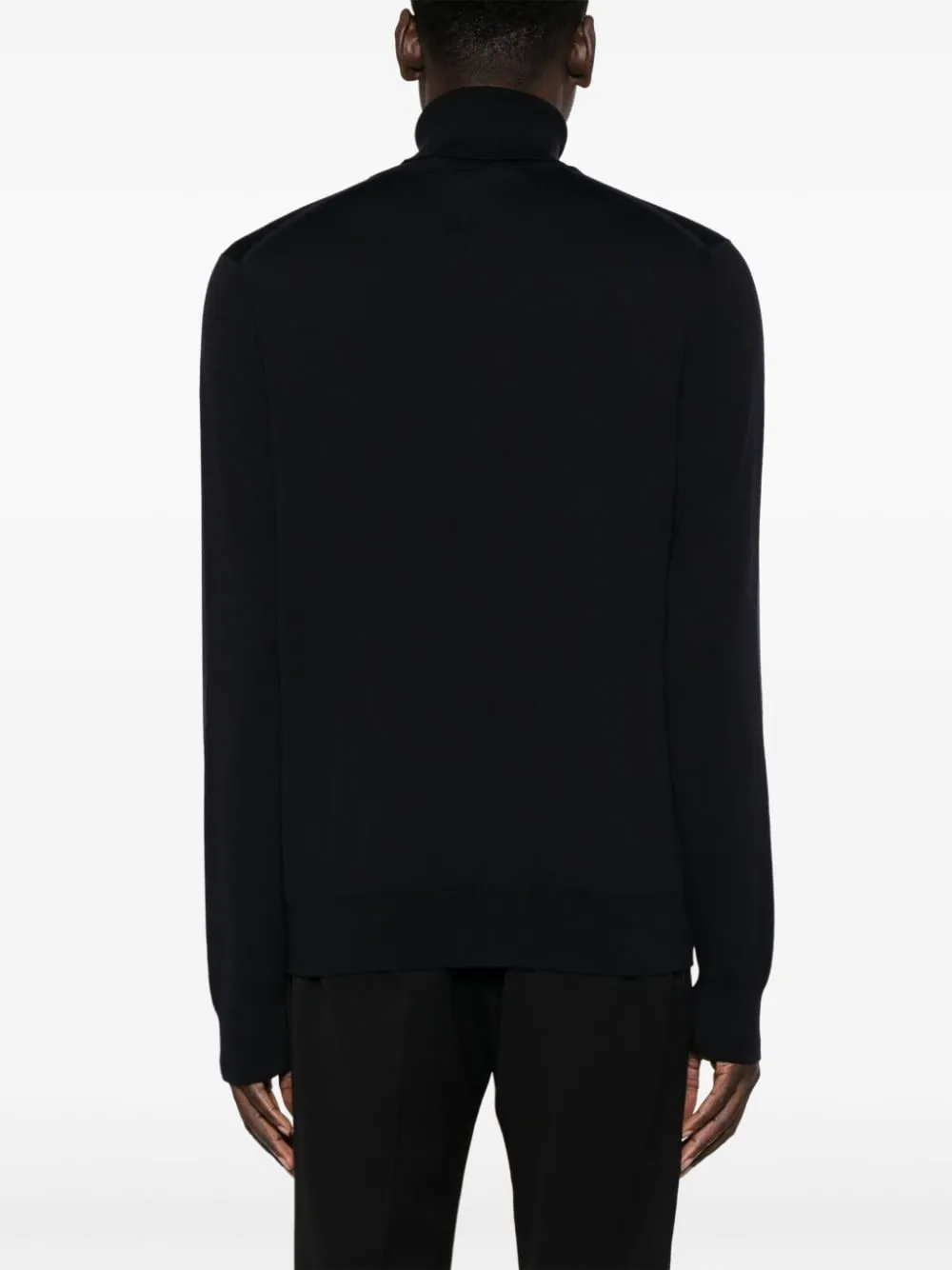 Logo Engraved Roll-Neck Sweater