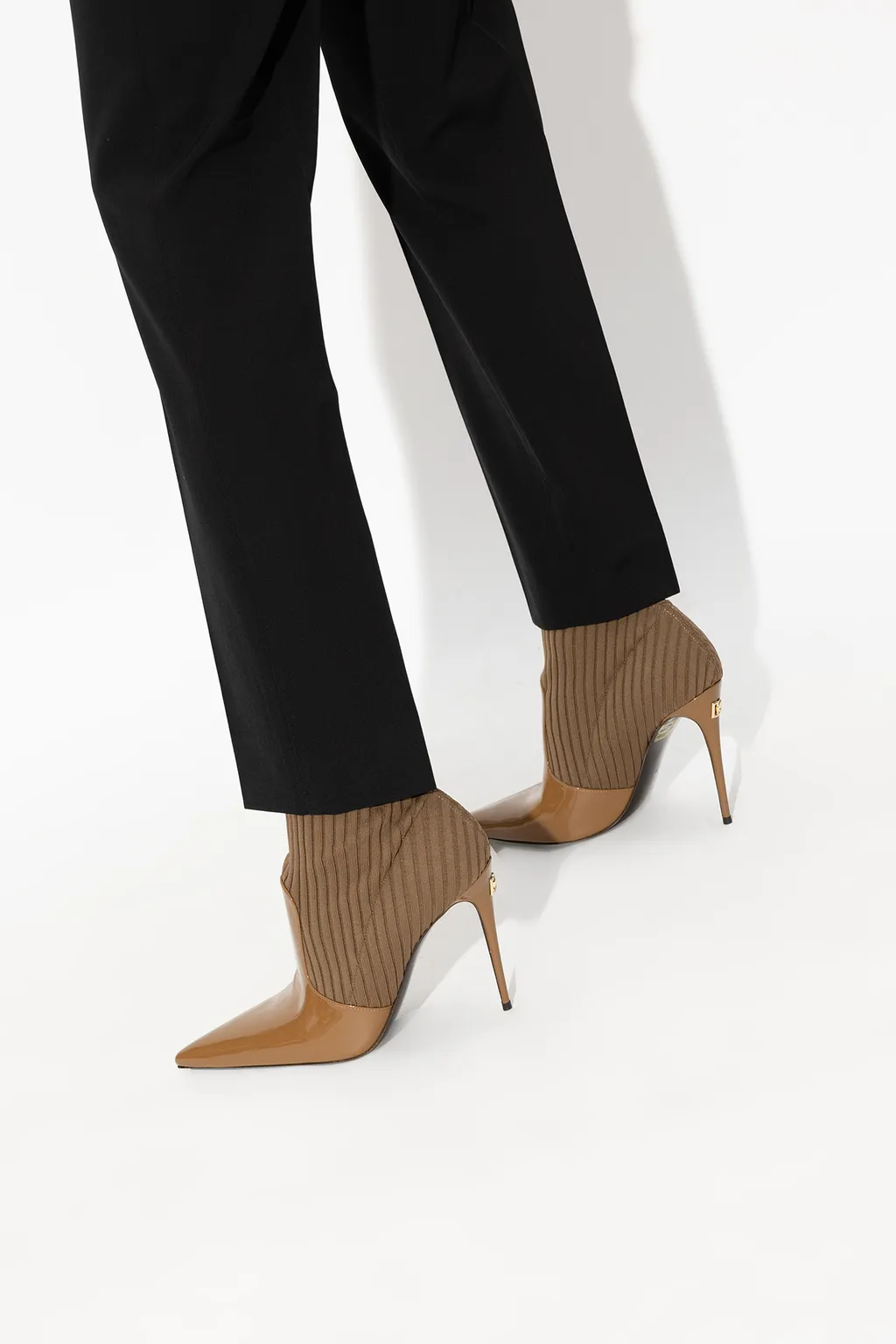 Pointed-Toe Heeled Boots