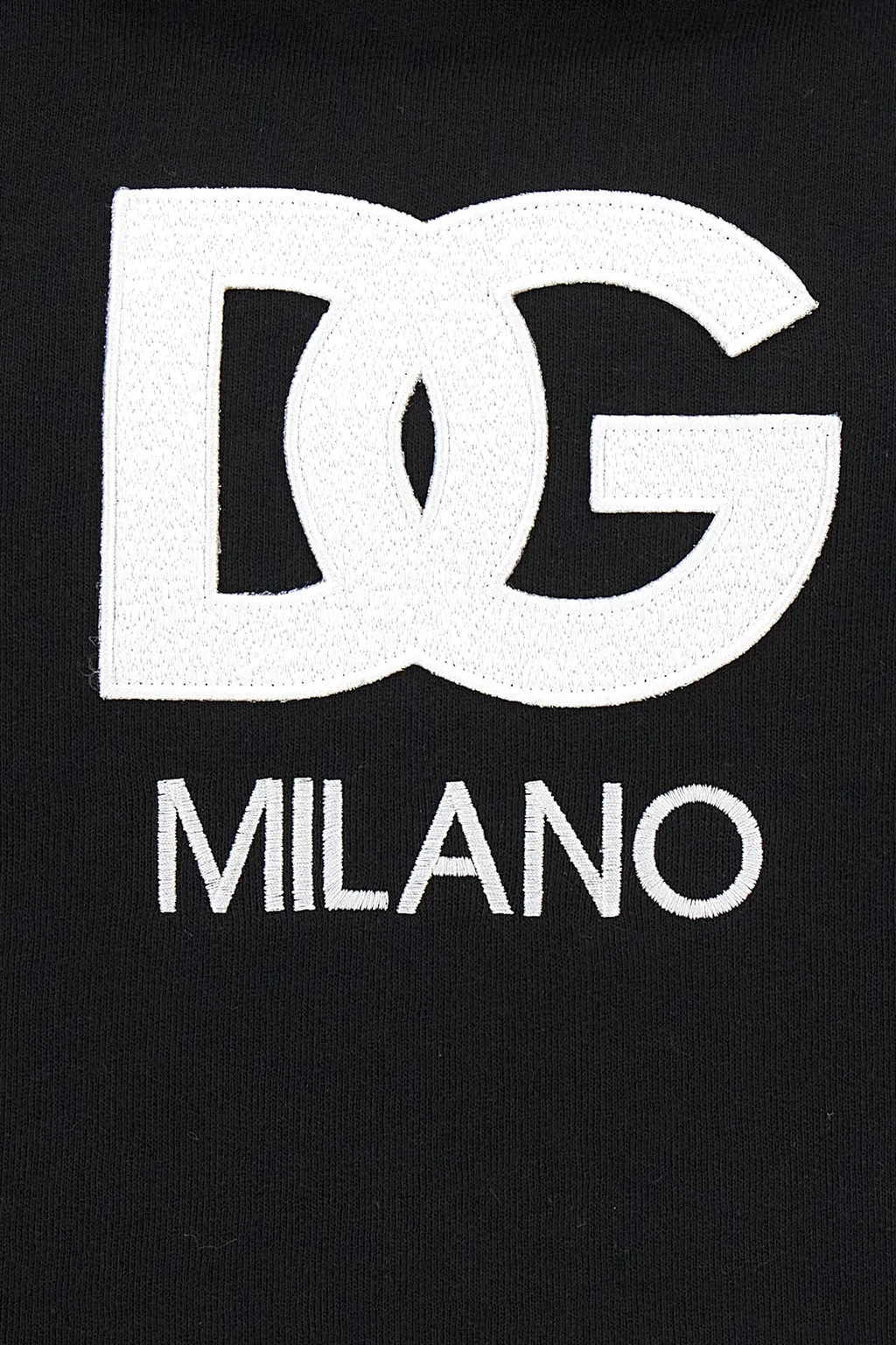Logo Embroidered Drawstring Hoodie