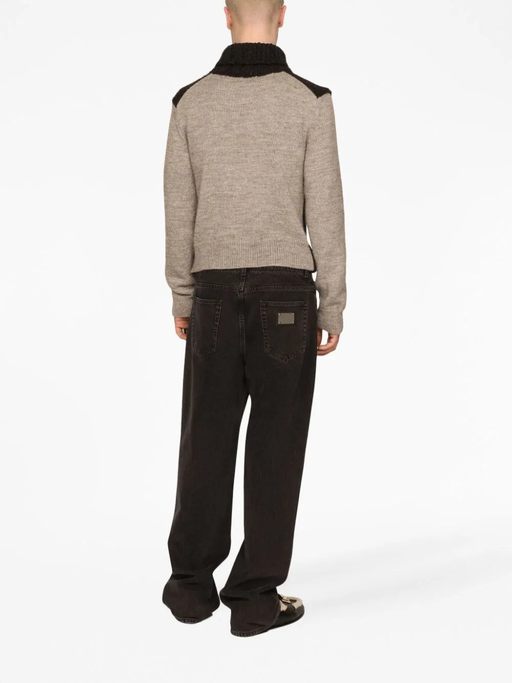 High Neck Straight Hem Jumper