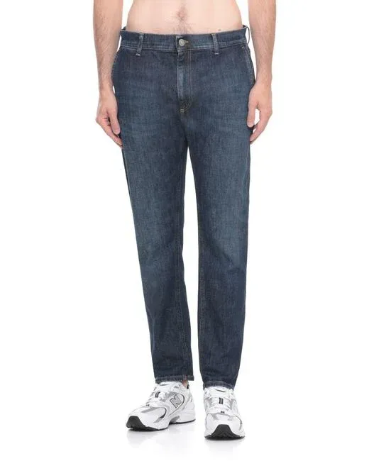 Belted Five-Pocket Jeans