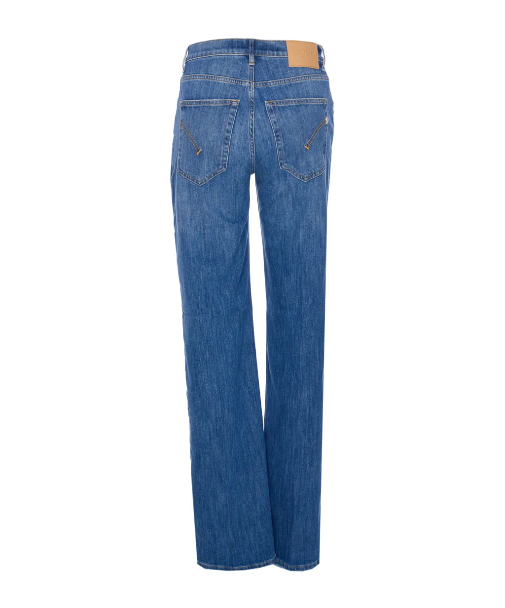Jacklin Buttoned Loose-Fit Jeans