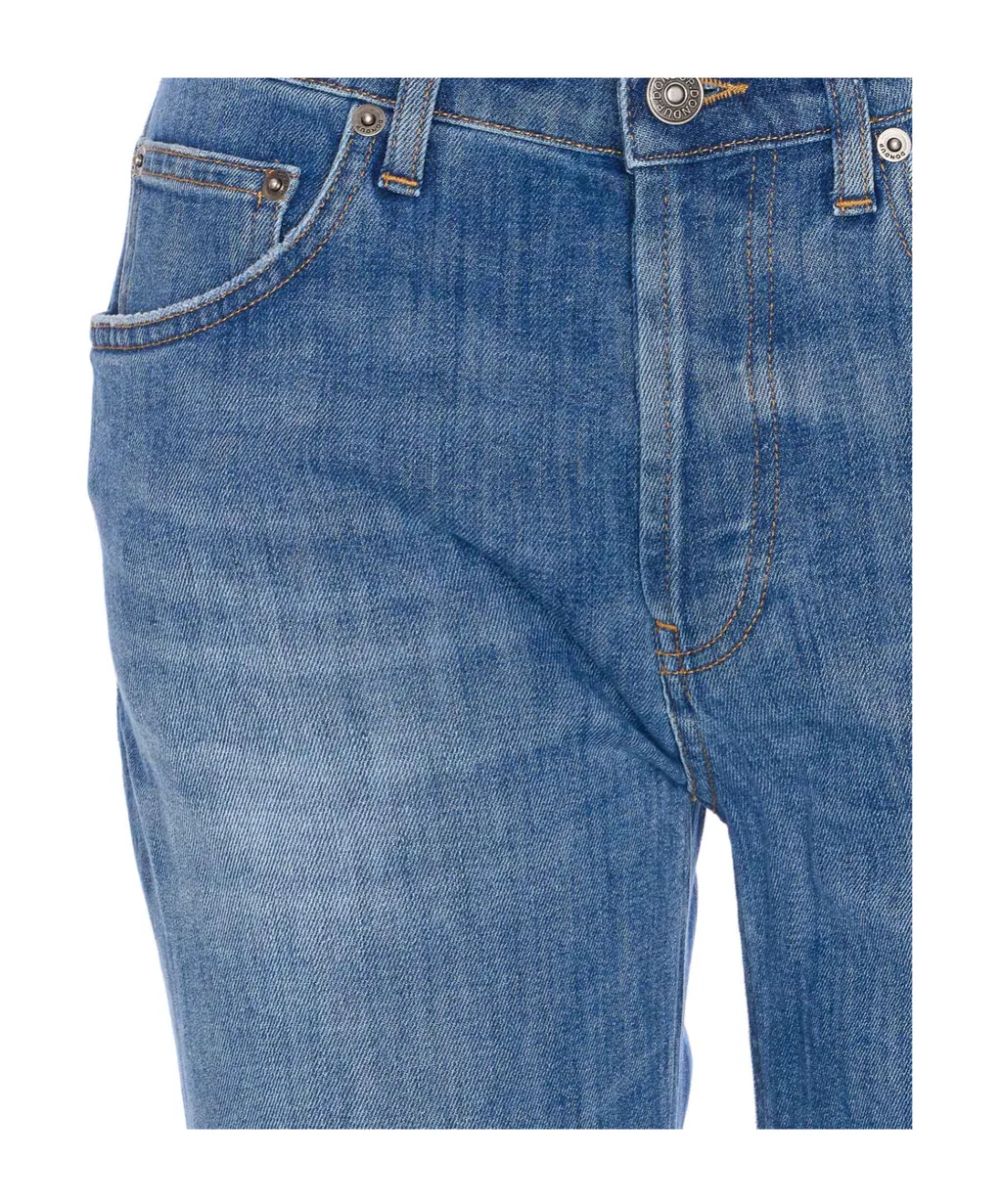 Jacklin Buttoned Loose-Fit Jeans