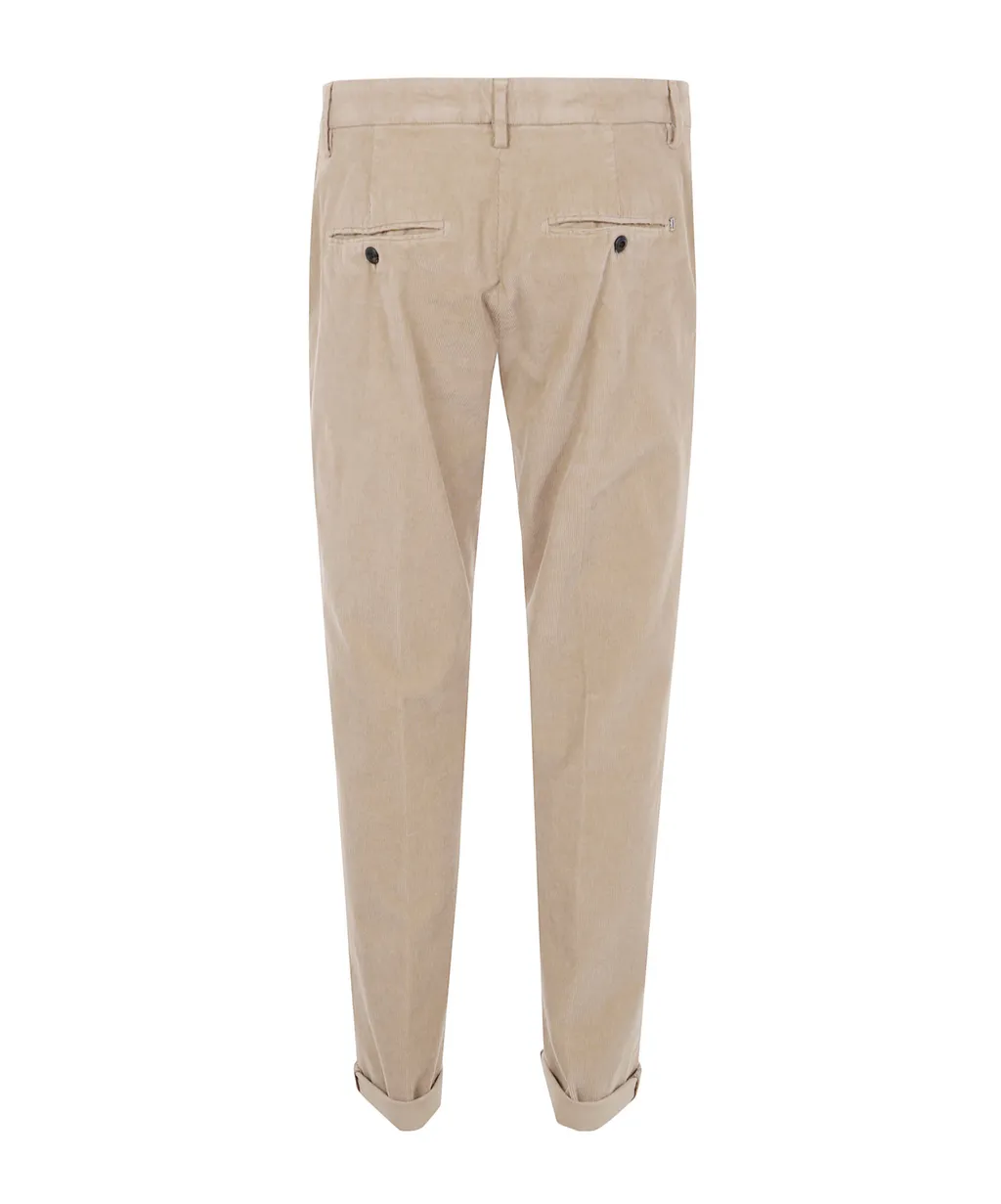 Corduroy Cuffed Trousers