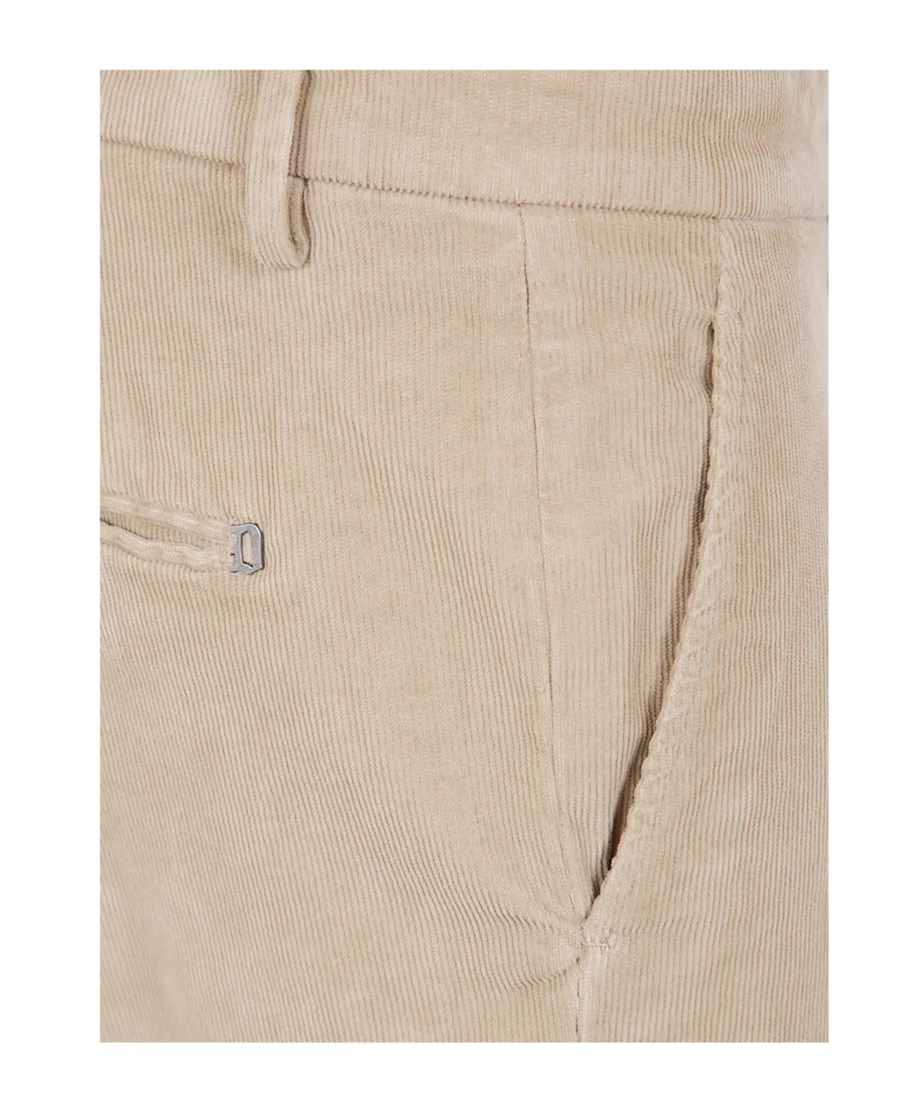 Corduroy Cuffed Trousers